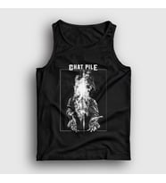 Presmono Unisex Siyah Chat Pile Rock Band Atlet 423107tt
