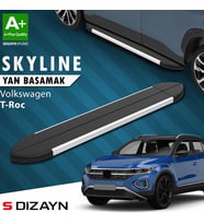 S-Dizayn VW T-Roc Skyline Aluminyum Yan Basamak 173 Cm 2019 Üzeri A+ Kalite