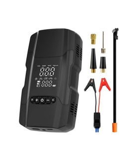 Şarjlı 10.000 Mah Akıllı Dijital Lastik Şişirme Pompası 150 Psı 12v Akü Şarj Takviyeli