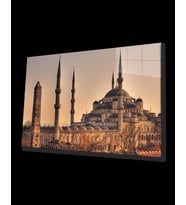 İstanbul Sultan Ahmet Camii Manzara 4mm Dayanıklı Cam Tablo Temperli Cam