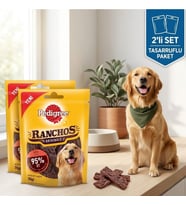 Pedigree Ranchos Jerkies Tahılsız Sığır Etli Köpek Ödül Maması 70 Gr 2'Lİ SET