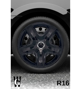 Citroen C1 16 İnç Jant Kapağı (4 ADET) Siyah S105