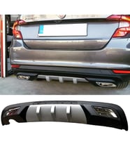 Fiat Egea Difüzör Difizör Gri + Kare Egzoz Görünüm C Tip