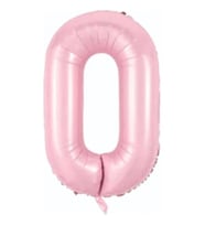 Bebek Pembe 0 Rakam Folyo Balon 76 Cm 1 Adet
