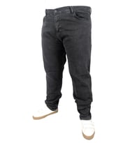 Mode XL Büyük Beden Erkek Pantolon Kot Black 21920 Füme