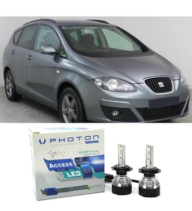 Seat Altea Uzun Far Ampulü H1 Access Yeni Seri Beyaz 2009-2015