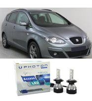 Seat Altea Uzun Far Ampulü H1 Access Yeni Seri Beyaz 2009-2015