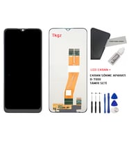 Samsung Galaxy A02S - SM-A025 Uyumlu Lcd Ekran Dokunmatik Servis Lcd + B-7000 + TAMİR SETİ