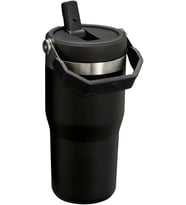 Stanley Iceflow Flip Straw Tumbler Pipetli Termos Bardak, Siyah, 0.60 Litre (Çok Renkli)