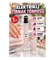 20.000 RPM Elektrikli Tırnak Törpüsü – 4 Kademeli Hız, USB Şarjlı Manikür Pedikür Cihazı