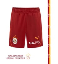 Galatasaray Lisanslı Puma A Takım Pamuk Kırmızı Şort