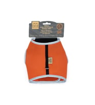 Cattie Havalı Dokumadan El Yapımı Kedi Göğüs & Gezdirme Takımı 1x25-35cm - Orange
