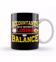 Cute Accountants Do It Without Losing Balance Pun Kupa Bardak Porselen