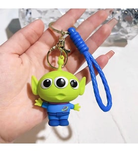 Toy Story Oyuncak Hikayesi Küçük Yeşil Adam Alien Anahtarlık Çanta Aksesuarı Süsü