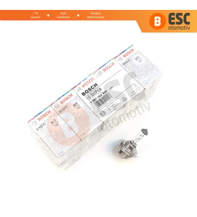 Kısa Uzun Far Sis Lambası için 10 Adet BOSCH BASIC 1987302804 H7 12V 55W PX26d Halojen H7 Far Ampulü
