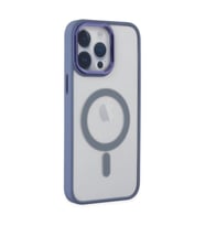 iPhone 14 Pro Max Kılıf Room Magneticsafe Silikon - Sierra Blue