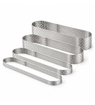 Fida Tart Çemberi Elips Delikli Yükseklik 2 cm Paslanmaz 3x8 cm