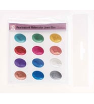 Zig Pearlescent Watercolor Jewel Box Sedefli Sulu Boya 12 Renk 