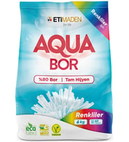 Boron AquaBor Matik Toz Çamaşır Deterjanı 6KG (Renkliler İçin) 40 Yıkama
