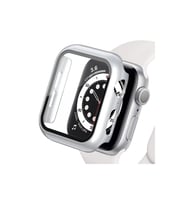 Apple Watch Ultra 49mm Camlı Kasa Ekran Koruyucu - Gümüş