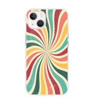 Iphone 14 Uyumlu Colorful Tasarımlı Şeffaf Telefon Kılıfı