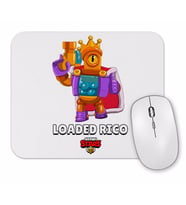 Brawl Stars Loaded Rıco Mouse Pad