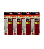Osram 4,9W (40W) 2700K (Sarı Işık) E14 Duylu Led Ampul (4 Adet)