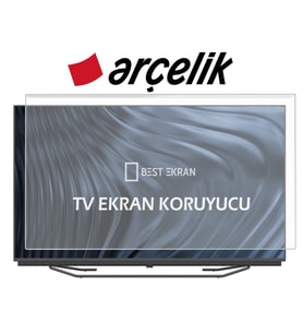 Arçelik A75 QE 988 A TV EKRAN KORUYUCU - Arçelik 75" inç Imperium 9 QLED 120Hz 75" 4K UHD Google TV Koruyucu