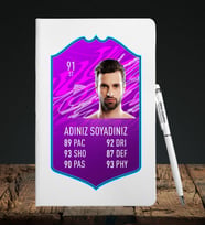 Tasarım Fut Kart Defter Kalem Seti