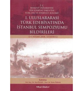 1. Uluslararası Türk Edebiyatında İstanbul Sempozyumu
