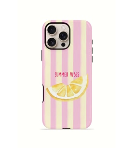 iPhone 16 Pro Vorian Çift Katmanlı MagSafe Kılıf Summer Vibes Lemon