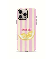 iPhone 16 Pro Vorian Çift Katmanlı MagSafe Kılıf Summer Vibes Lemon