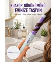 GW Taşınabilir Saç Maşası – 360° Döner Kablo, Negatif İyonlu Seramik Teknoloji Yeni Nesil