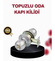 Paslanmaz Çelik Dayanıklı Topuzlu Kapı Kilidi