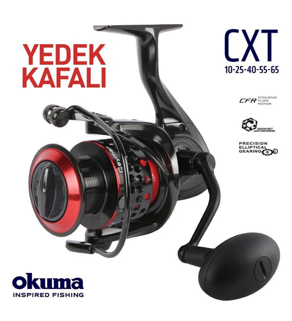 okuma ceymar 10 cxt XT Match FD (Front Drag) Reel  Willy Worms Satld - SATILDI --- OKUMA