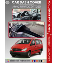 MERCEDES VITO / VIANO W639 2003-2014 Torpido Örtüsü Premium Kalite Torpido Koruma Özel Kesim