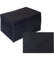 Siyah Mini Zarf - 100 Adet - 7x9Cm 12991453100
