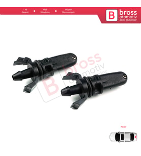 Renault Scenic MK2 3 Megane 2 Espace 5 Clio 3 Twingo 2 8200107563 için Arka Cam Su Fıskiye Memesi