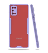 Samsung Galaxy A02s Kılıf Platin Silikon - Lila