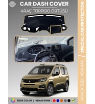 PEUGEOT RİFTER (2018-2025) Torpido Örtüsü Ön Göğüs Koruma Torpido Koruma Tam Uyum Kaymaz Özel Kesim