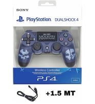 Playstation DualShock 4 Uyumlu V2 Yenilenmiş Ps4 Oyun Kolu Pc + Ps4 ( 1.5MT ŞARJ KABLOSU)