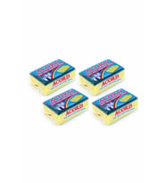 4 adet Jumbo Boy Endüstriyel Çok Amaçlı Bulaşık Süngeri  13x8x4 cm