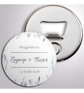 İsme Özel Nikah Gazoz Açacağı