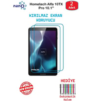 Hometech Alfa10TXPro 10.1" İçin Nano Ekran Koruyucu 9h Esnek 2 ADET