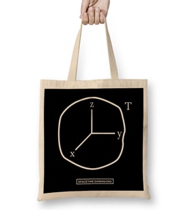 Maths And Science Spacetime Bez Çanta Uzun Saplı