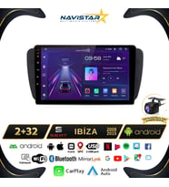 Seat Ibiza 20082015 Model 2GB + 64GB Android 13 Kablosuz Carplay Navigasyon Multimedya Sistemi