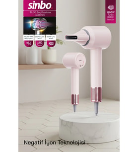 Sinbo SHD-1740 BLDC Saç Kurutma Makinesi Pembe