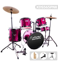 Extreme XDS565PNK Pembe Bateri Seti  Özel Renk Çocuklar ve Gençler İçin
