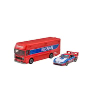 Hot Wheels Premium Team Transport Hrv44 Car Culture Euro Hauler & 94' Nissan 300 Zx Gts