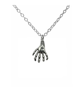 İskelet El Unisex Kolye – Gotik ve Cesur Stilinizin Simgesi (Gümüş)